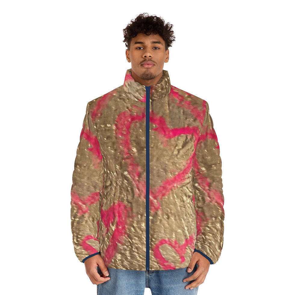 Thumbnail: Puffer Jacket The Hearts of Gold Collection By Baum Enterprise