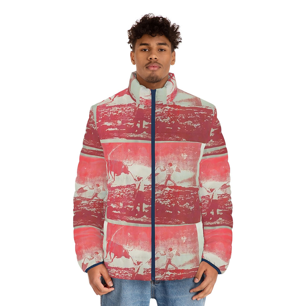 Thumbnail: Puffer Jacket The Bull Fight Collection By Baum Enterprise