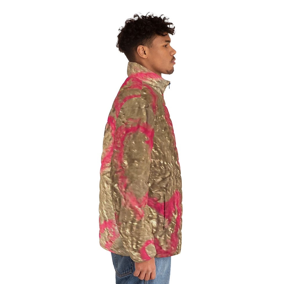 Thumbnail: Puffer Jacket The Hearts of Gold Collection By Baum Enterprise