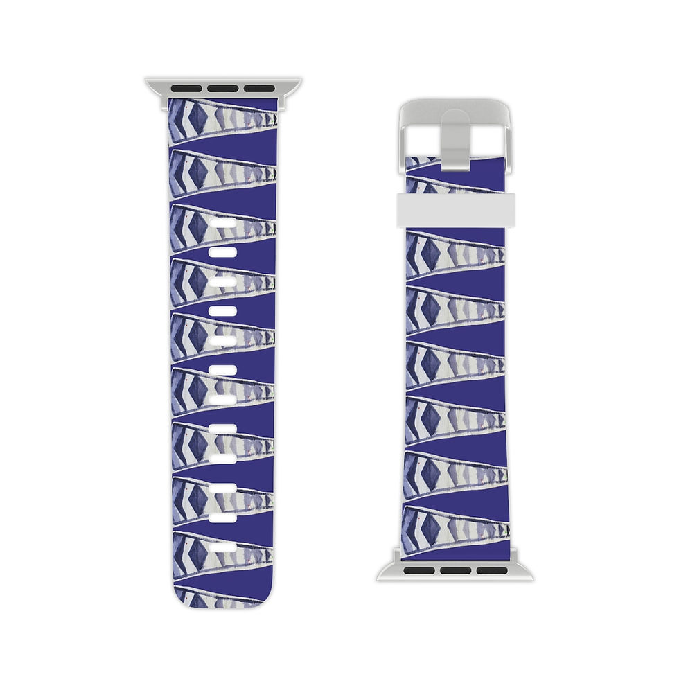 Thumbnail: Watch Band for Apple Watch The Blue Burgee Collection By Baum Enterprise 