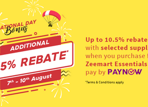 2020 Singapore National Day Promo: Enjoy JUMBO-sized rebates of up to 10.5%!