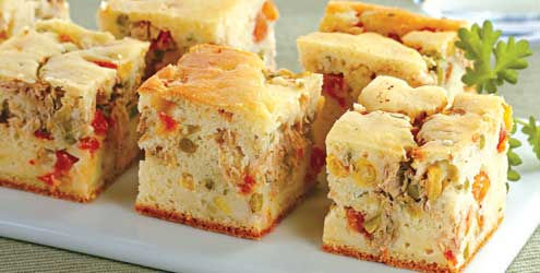 Torta salgada de frango