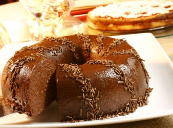 Brigadeirão com Leite de Coco