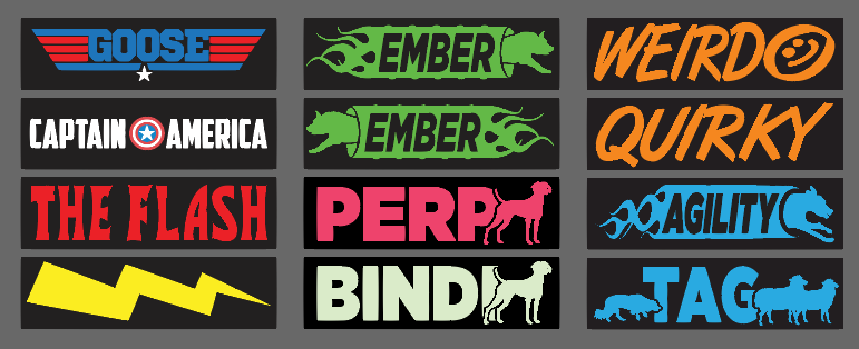 Custom Designed Velcro Label