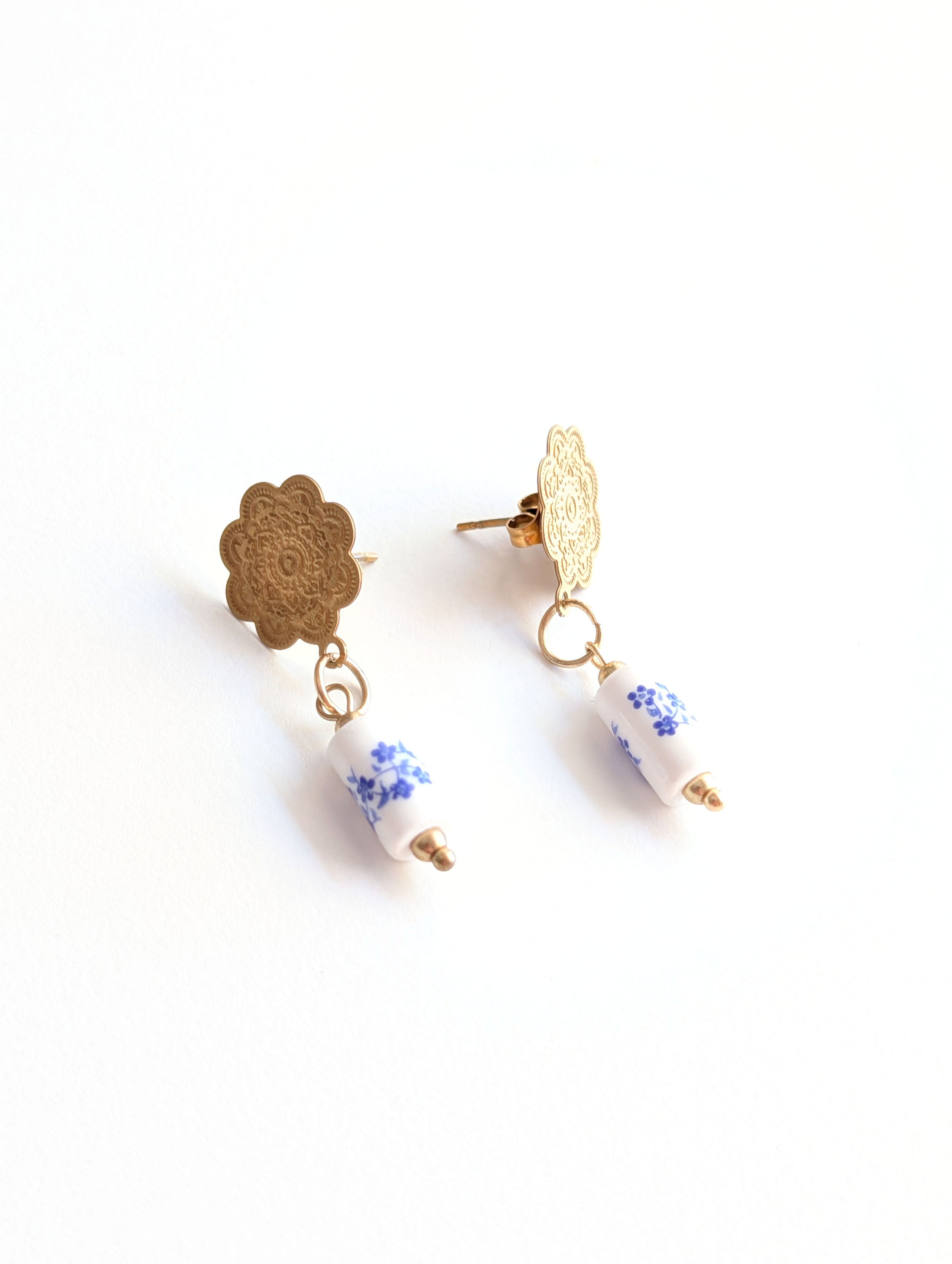 Boucles d'oreille Amália acier inoxydable hypoallergénique