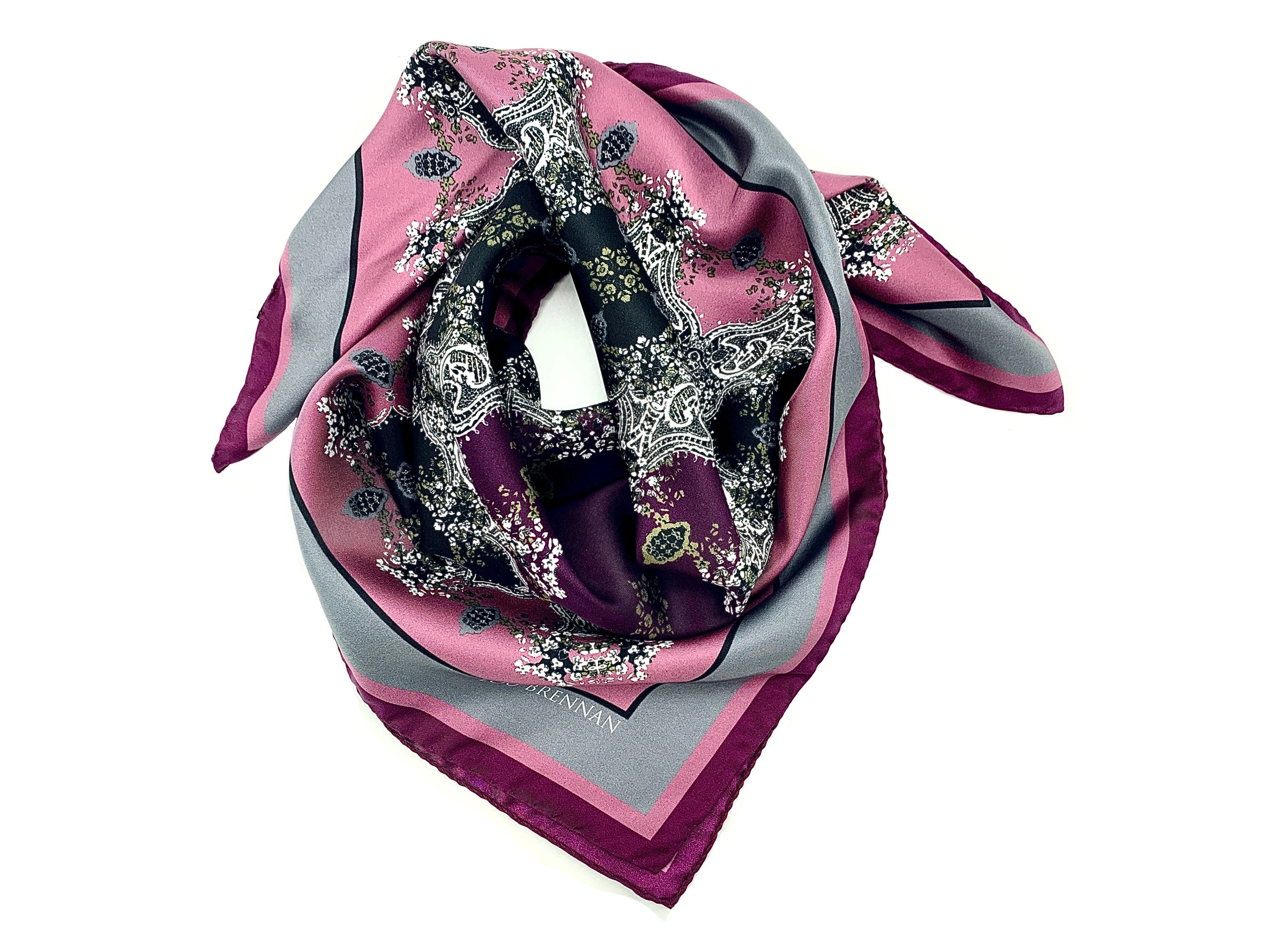 ‘Elodie’ - Dusky Pink, Wine & Gold