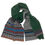 Thumbnail: ‘Lough Cullin’ - Forest Green & Marled Grey with multi-coloured patterned border