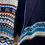Thumbnail: ‘Achill’ - Cobalt Blue & Navy with multi-coloured patterned border