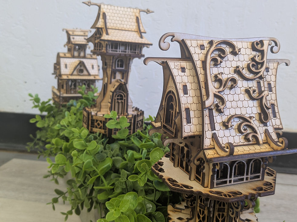 Thumbnail: Triple pack of Garden houses