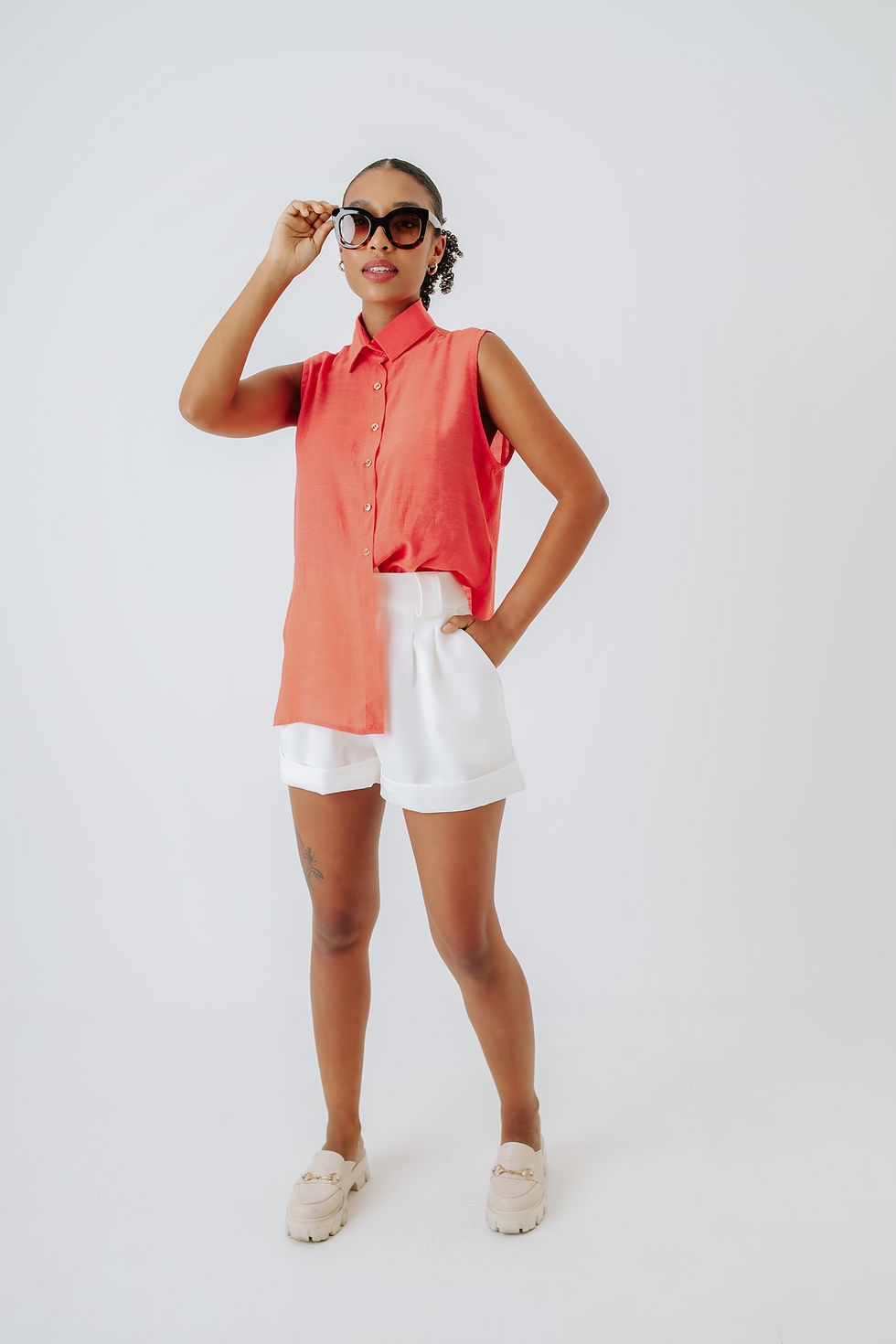 Miniatura: Camisa summer coral