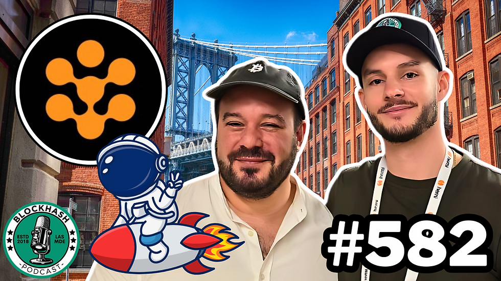 For episode 582 of the BlockHash Podcast, host Brandon Zemp is joined by Diego Gutierrez, Chairman & Co-Founder of Rootstock, the world's most secure smart contracts platform, built on Bitcoin.