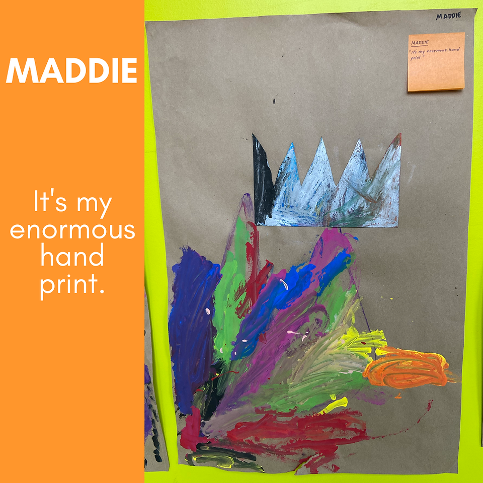 painting by a JK student
