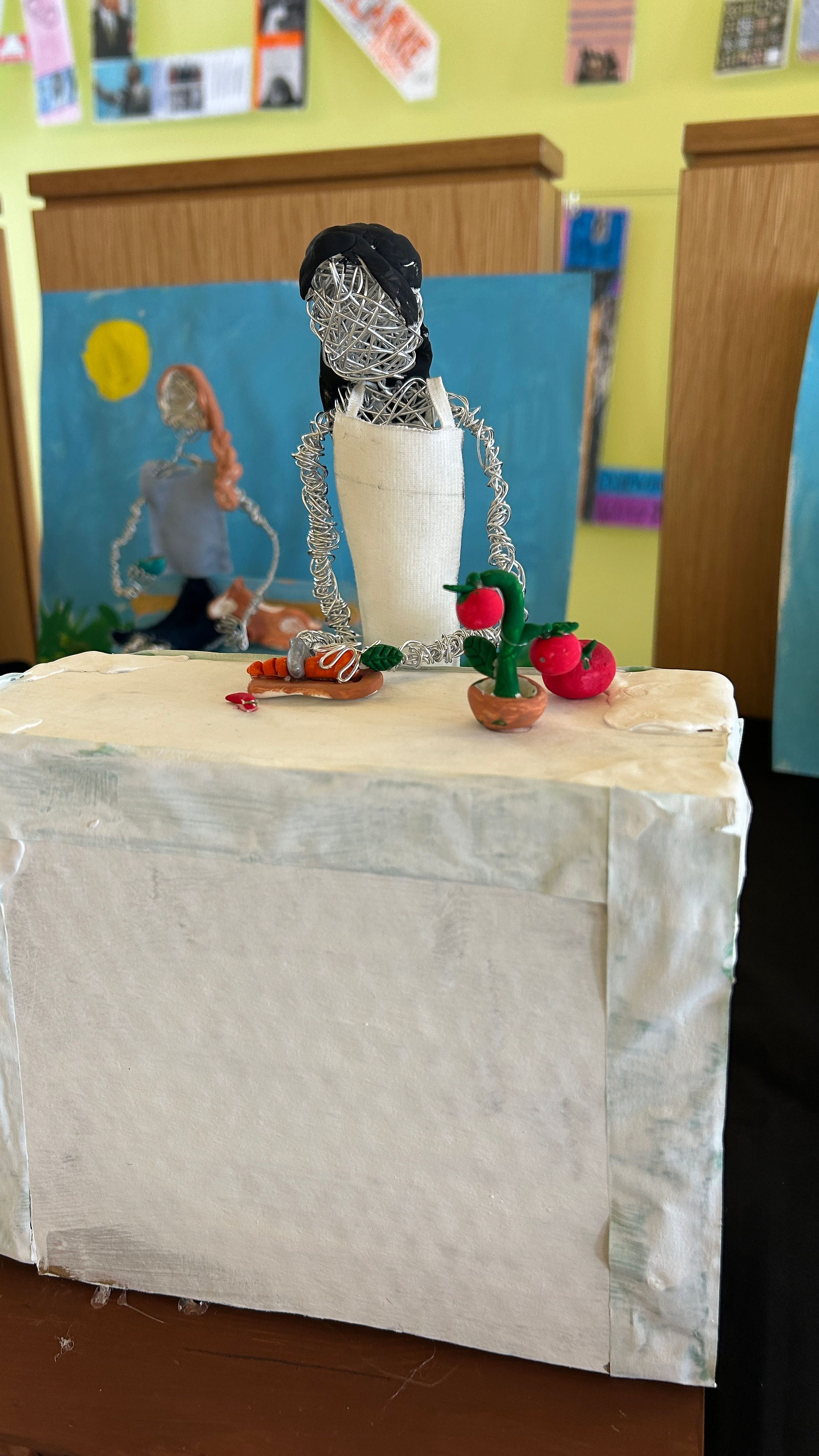 Grade 5 & 6 Wire Sculptures 