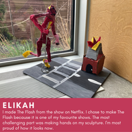 human wire sculptures on display