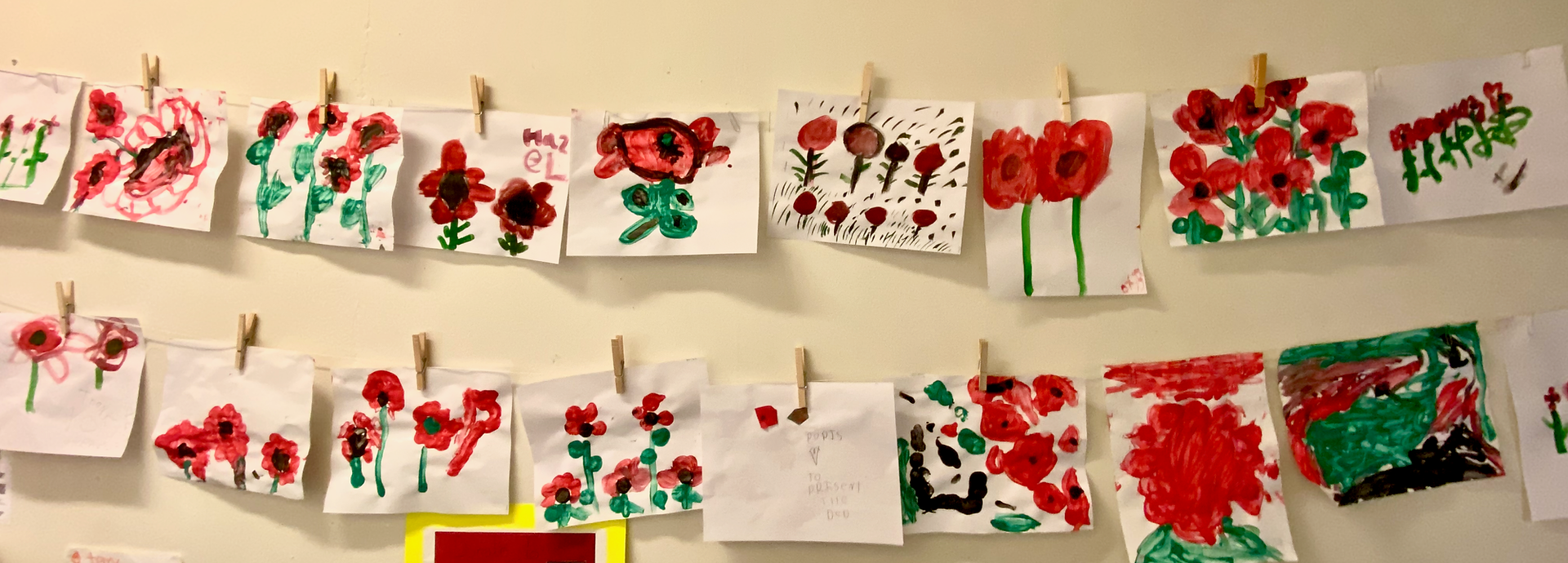Gr1 paintings of poppies