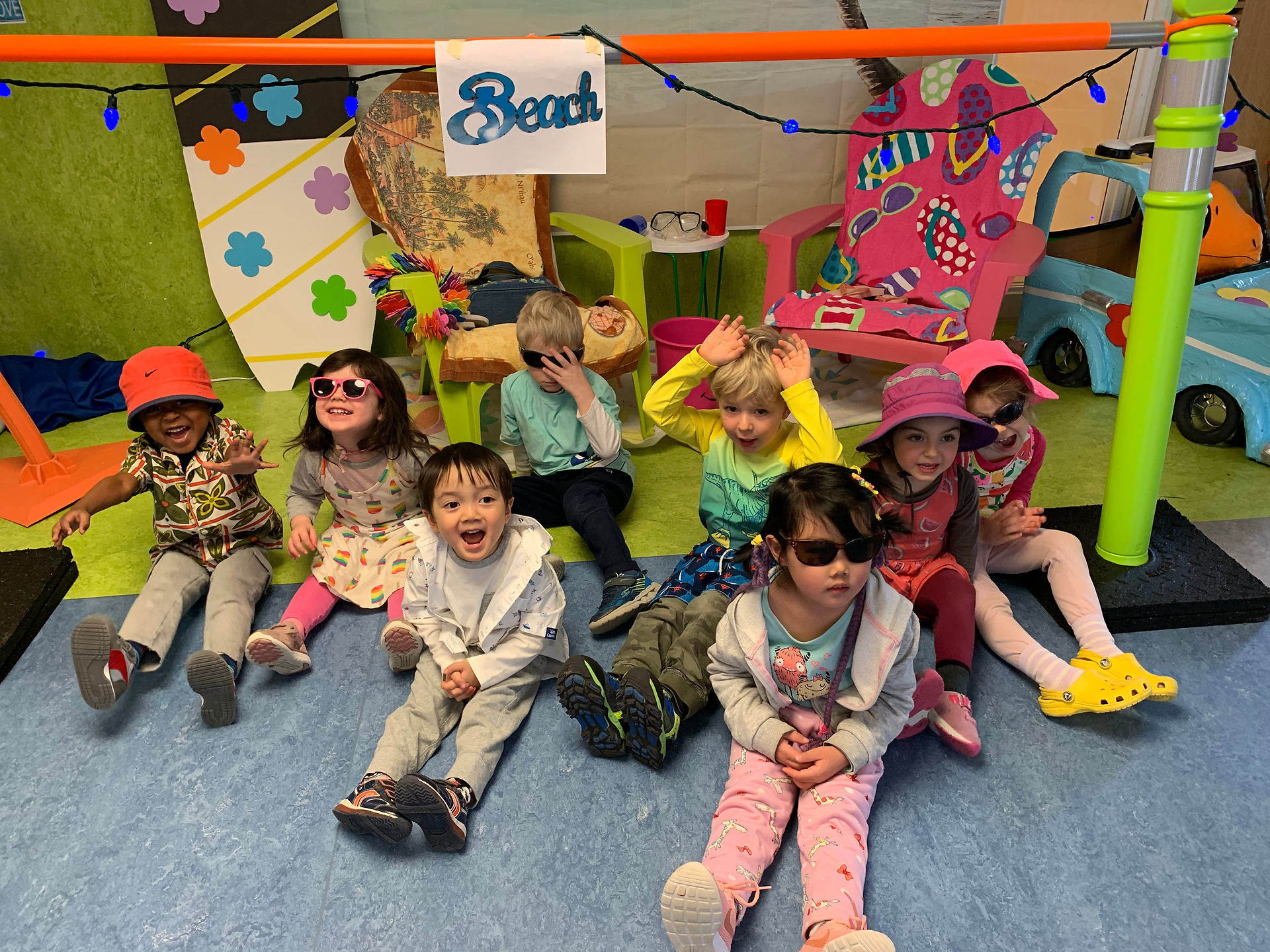 Beach week in Nursery East!
