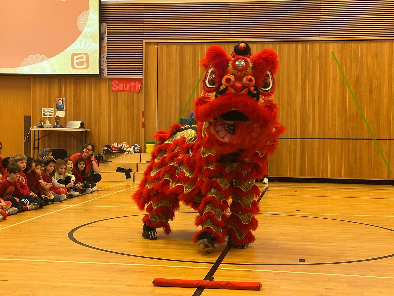 Lunar New Year Lion Dance assembly