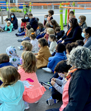 students watching