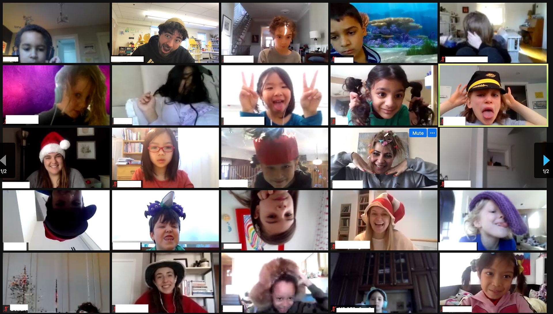 Crazy Hat/Hair Day in Grade 2