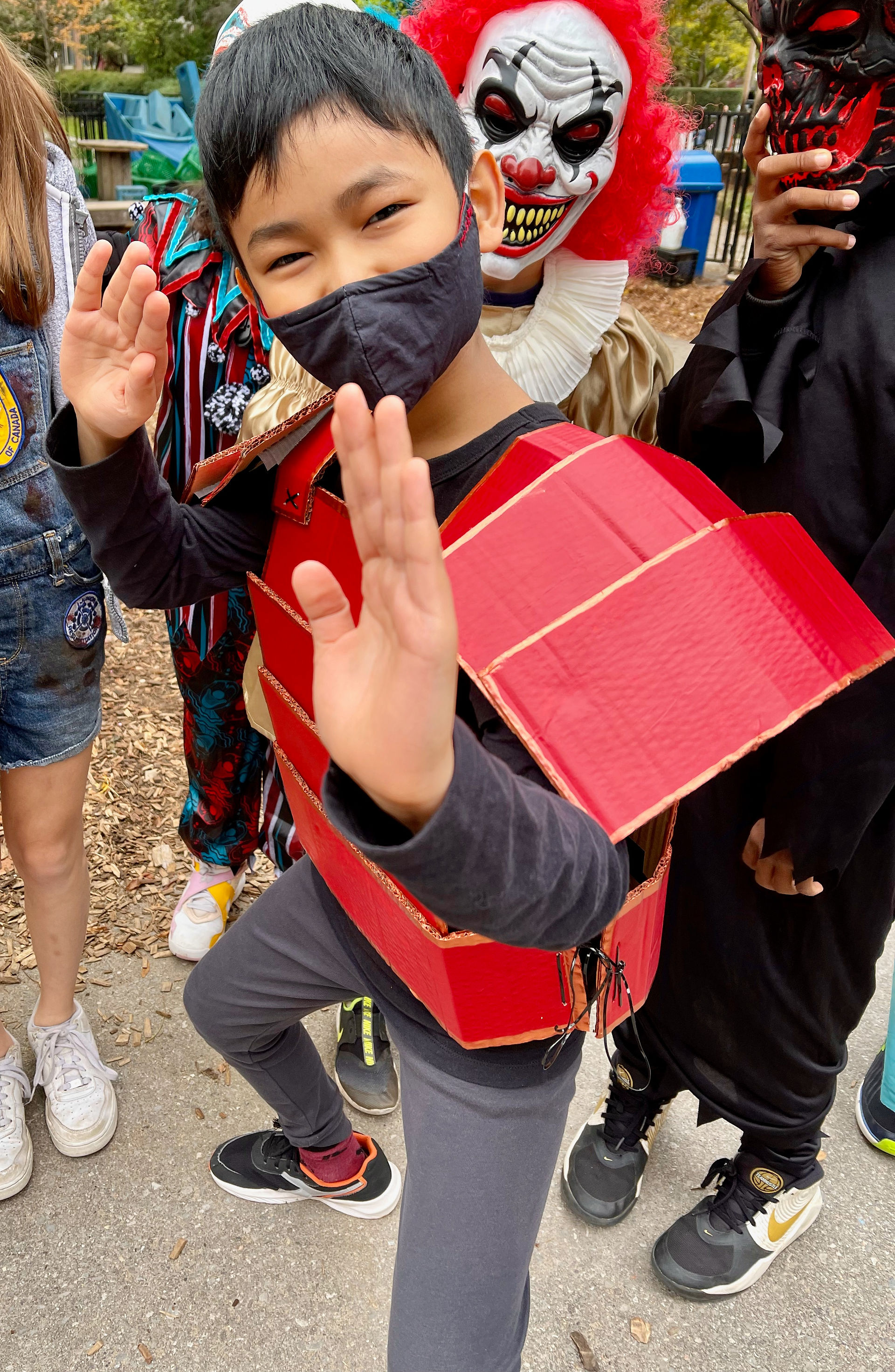 kid in costume
