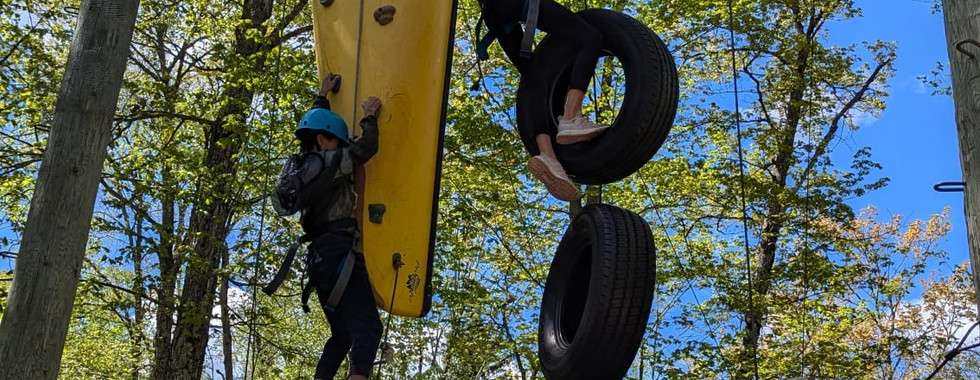 kids on a camping trip outdoor education
