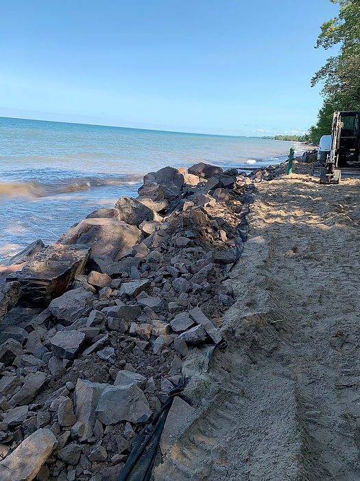 Lake Superior shoreline protection