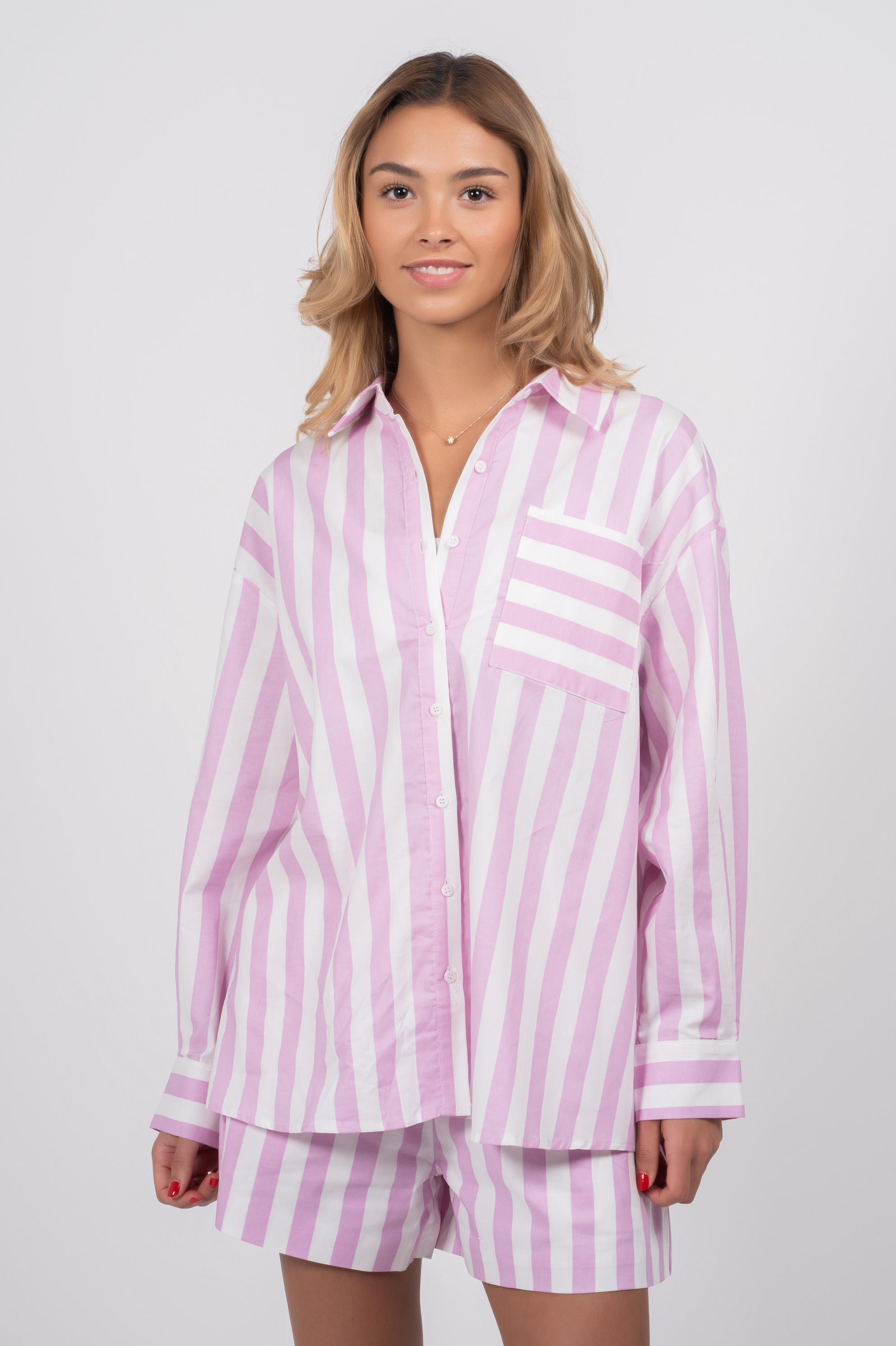 Ana Stripe Matching Set
