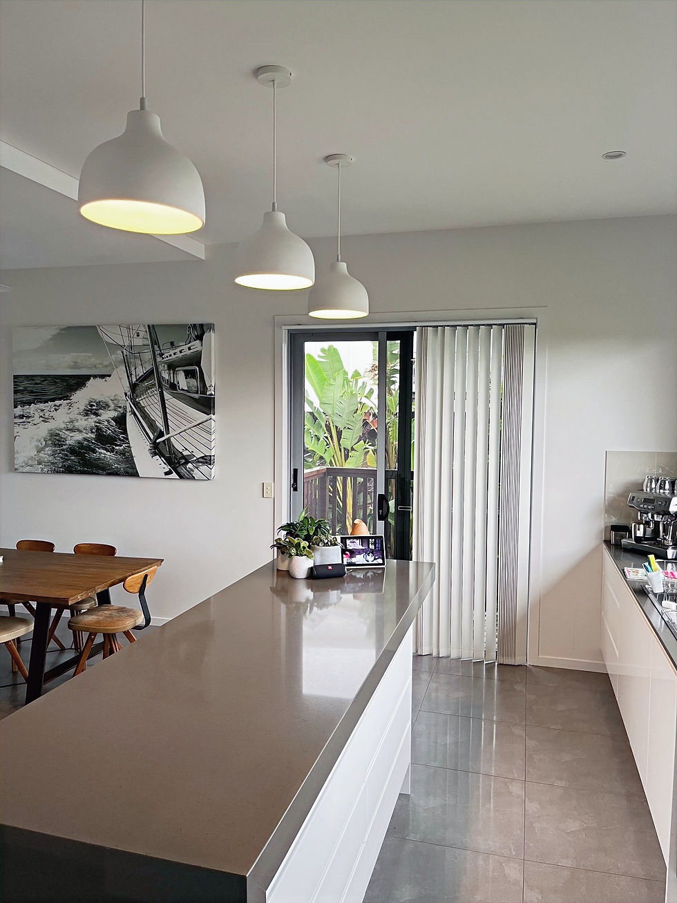 Thumbnail: Ceramic Hanging Pendant Light - Bottleneck