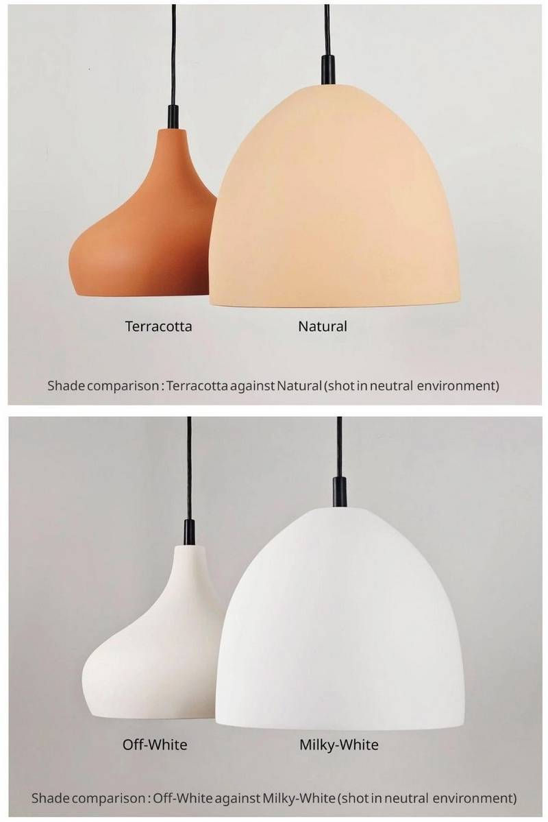 Thumbnail: Ceramic Hanging Pendant Light - Bottleneck