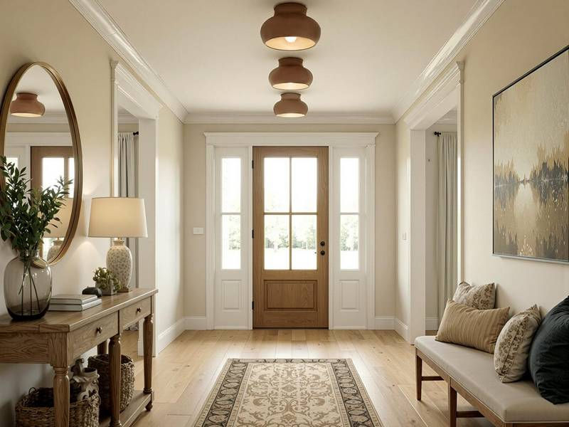 Thumbnail: Ceramic Ceiling Light - Morning Bell Color