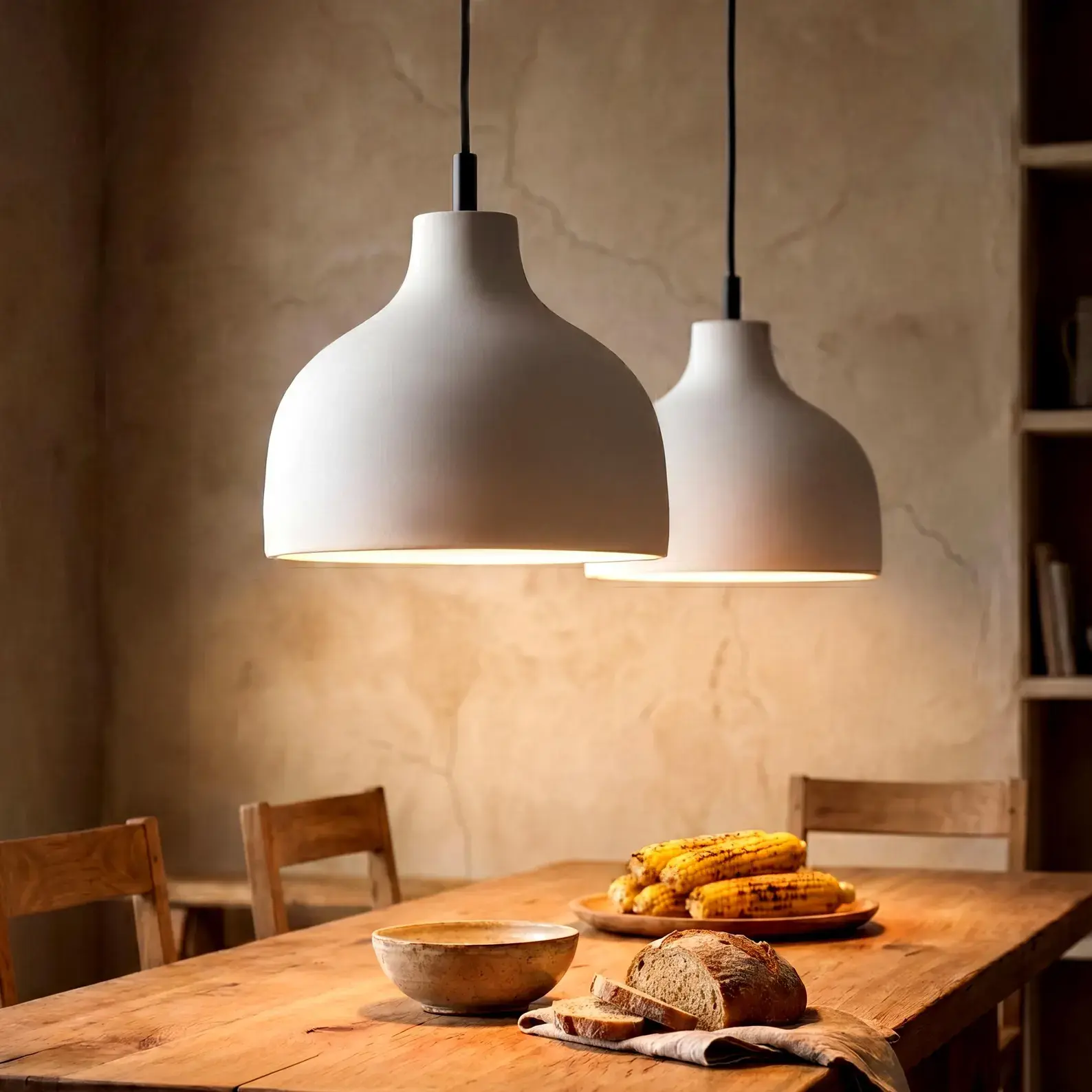 Ceramic Hanging Pendant Light - Bottleneck