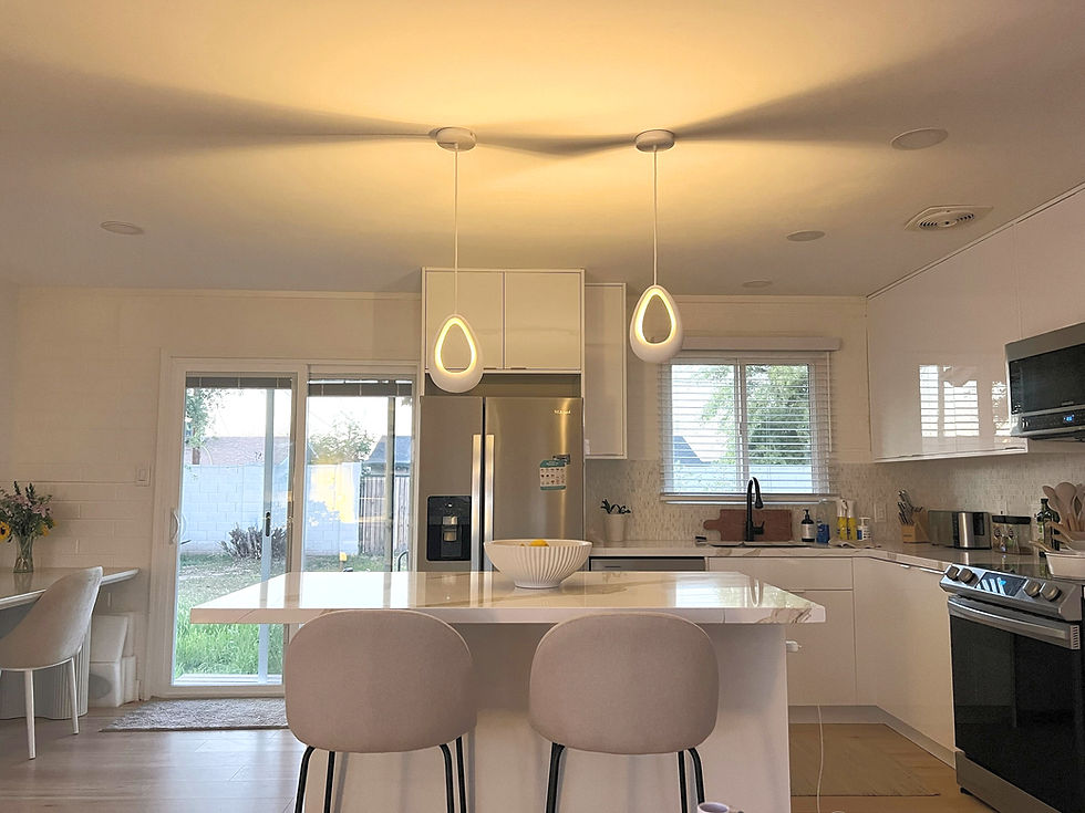 Thumbnail: Ceramic Hanging Pendant Chandelier Light - Drops