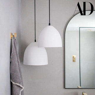 Clay Dome lights featured in Architectural Digest
