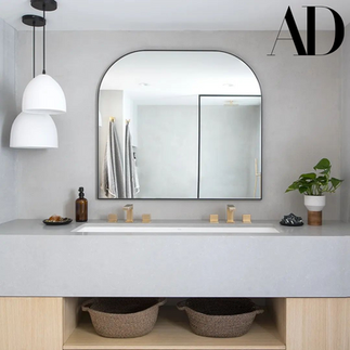 Clay Dome lights featured in Architectural Digest