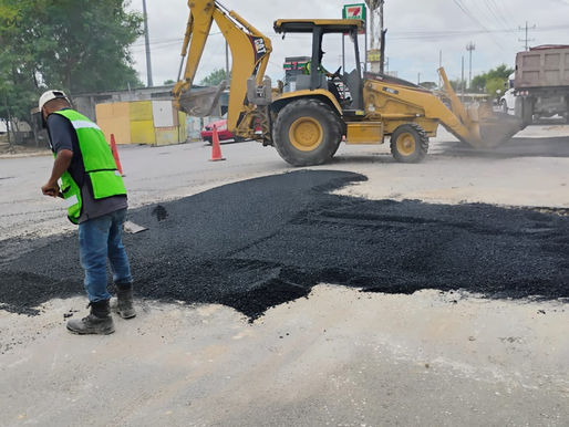 Mejora labor de bacheo del Gobierno de Reynosa la infraestructura vial