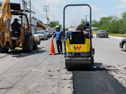 Exhorta Gobierno de Reynosa a circular con precaución durante obras de bacheo
