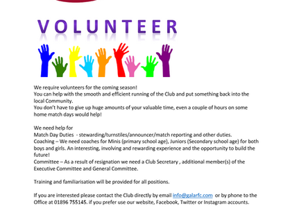 Volunteering Opportunities