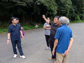 韓国イエサン郡より豊岡に聞き取りに来られました