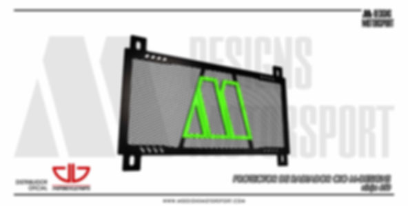 Protector de radiador CIO.PARTS M-DESIGNS NINJA 650