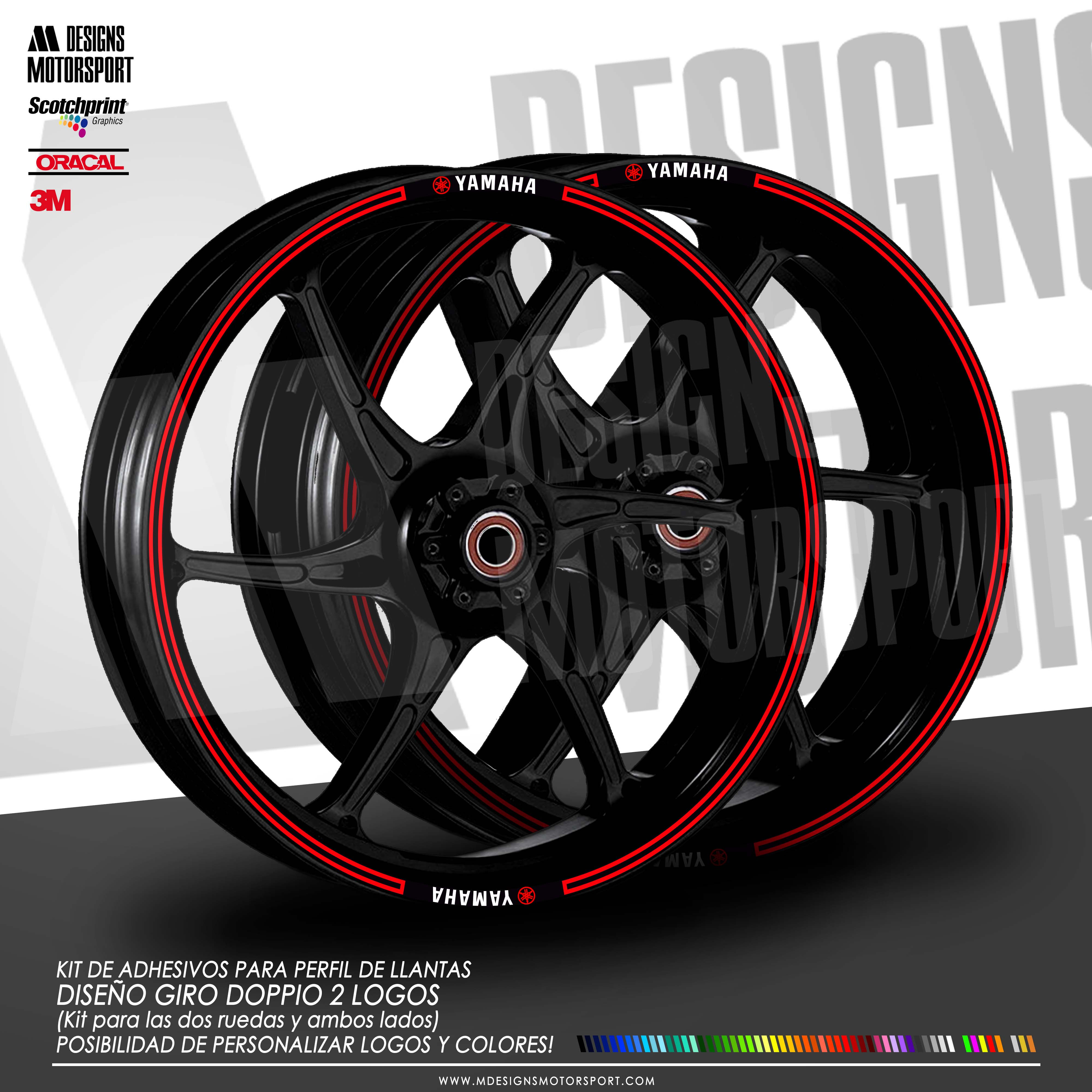 GIRO DOPPIO 2 LOGOS YAMAHA