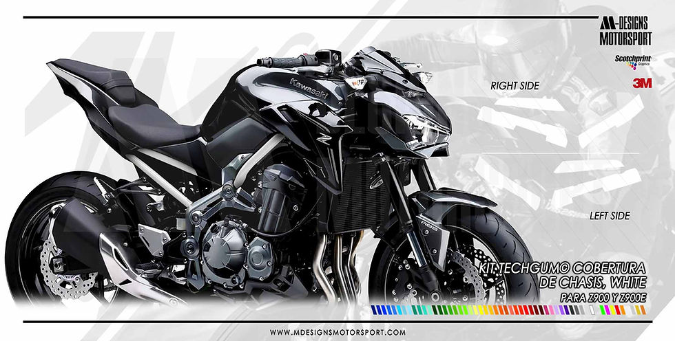 Thumbnail: Kit GUMTECH© cobertura chasis z900 17-19