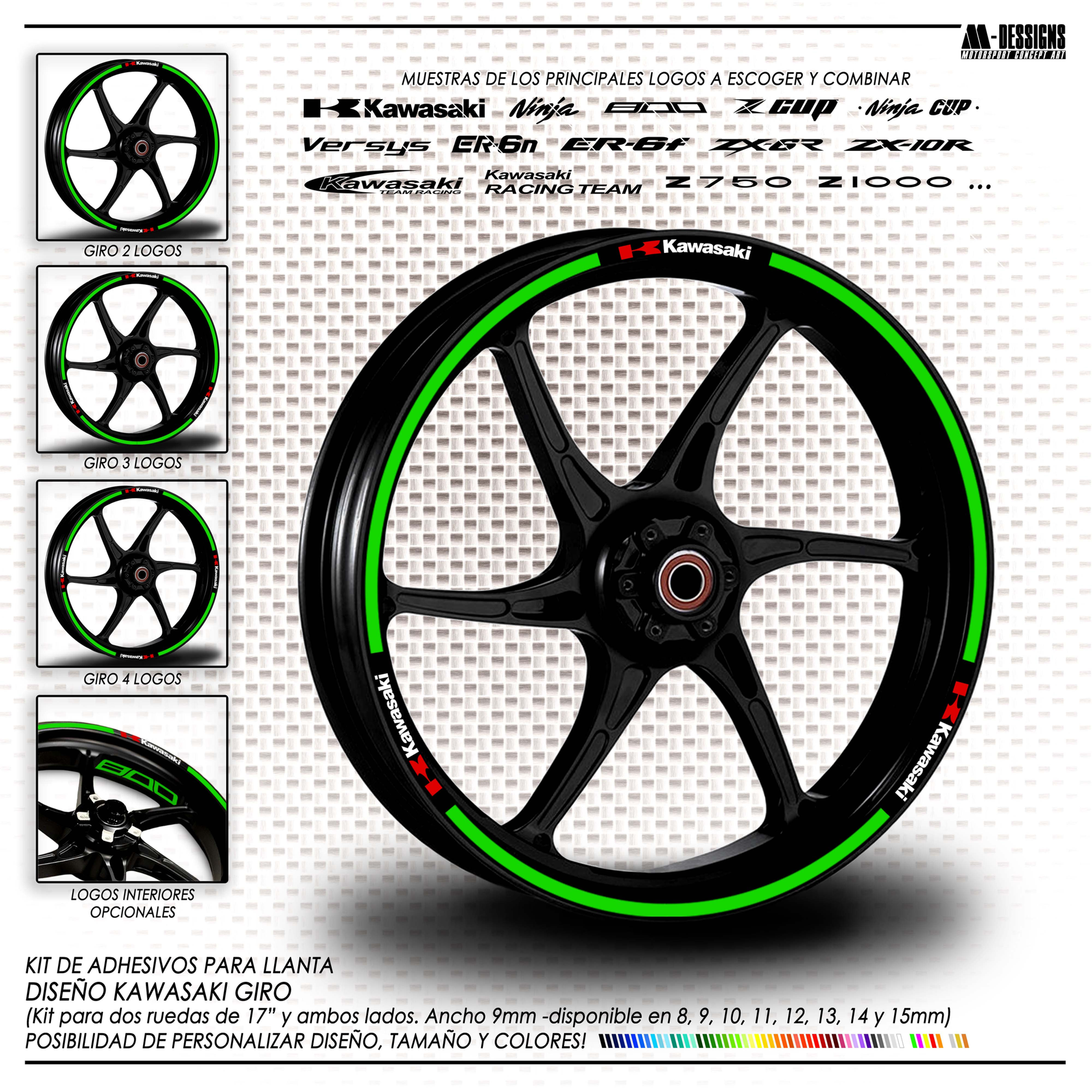 Base llantas kawasaki
