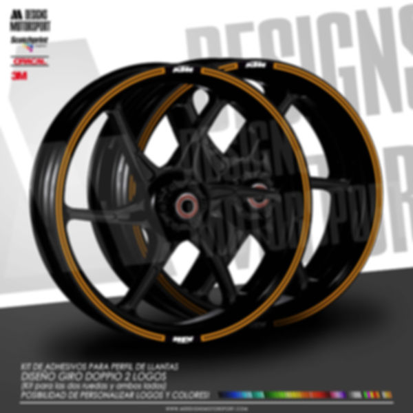 GIRO DOPPIO 2 LOGOS KTM