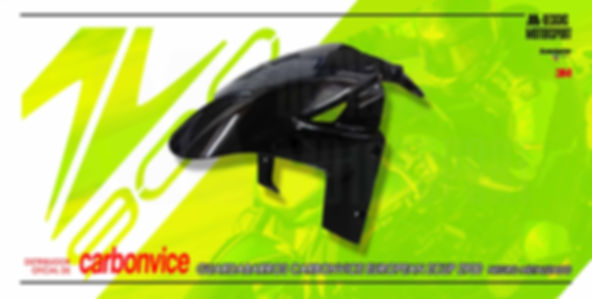 GUARDABARROS CARBONVICE z900 en NEGRO METALIZADO