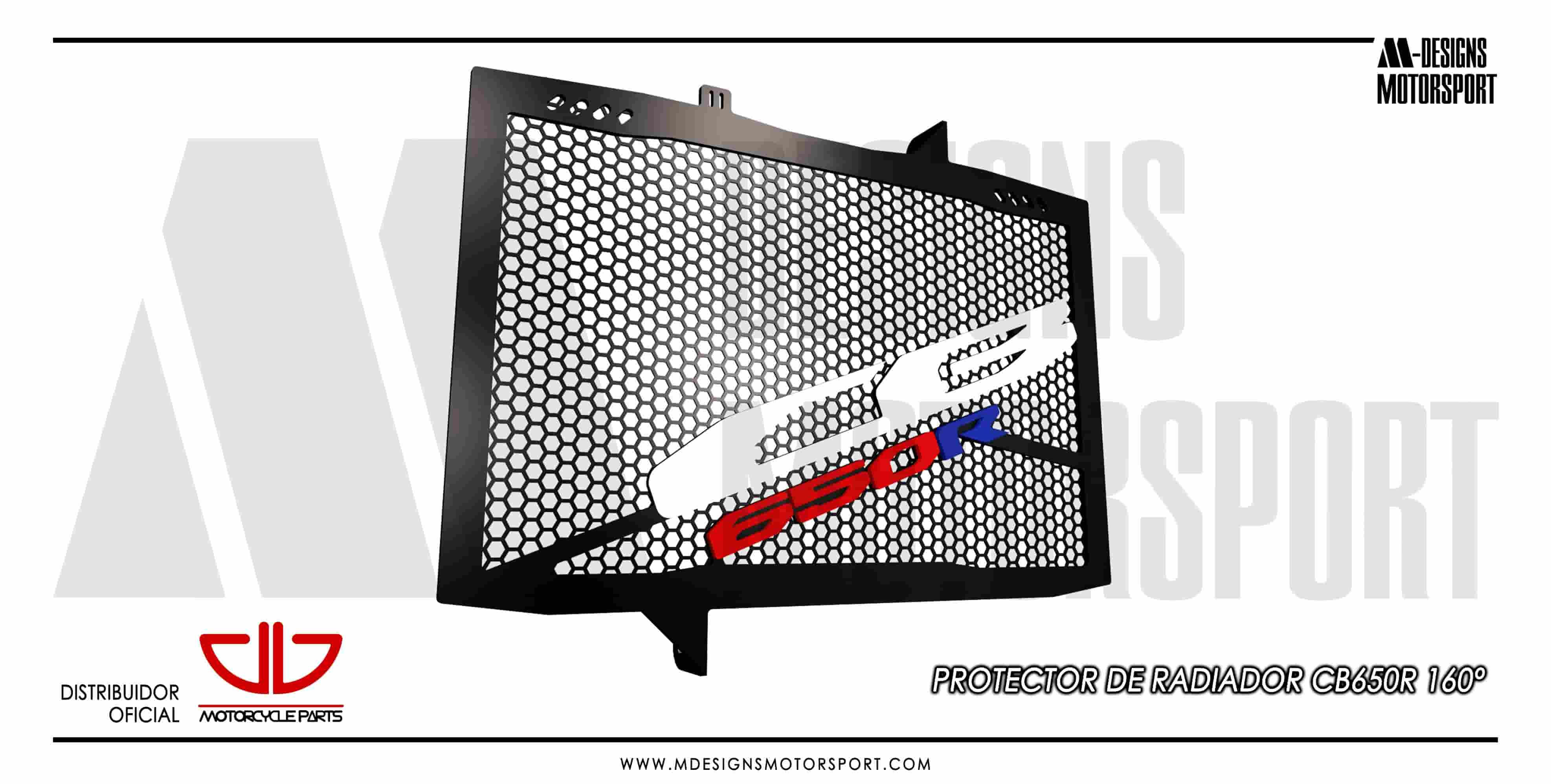 Protector de radiador CIO.PARTS HONDA CB650R 160º