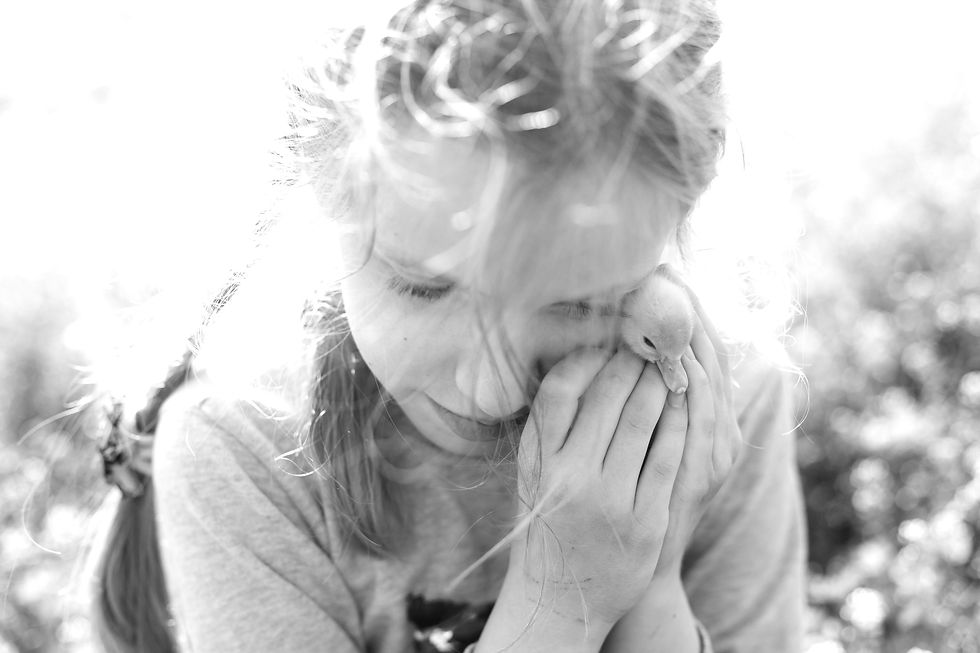person meditating to represent spiritual health