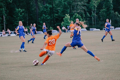 An athlete suffering a sports injury