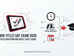 SAT Exam 2026: Registration Dates, Fees, Eligibility & Complete Guide