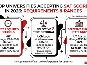 Top Universities Accepting SAT Scores in 2026: Requirements, Ranges, and Strategy