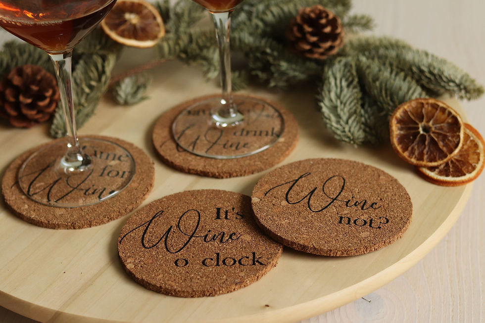 Miniatura: 4 Sottobicchieri Wine